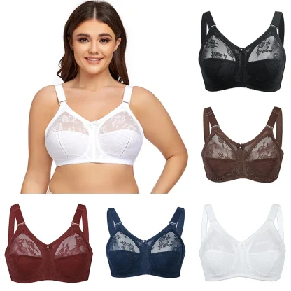 Wire Free Sexy Bra for Plus Size - Image 8