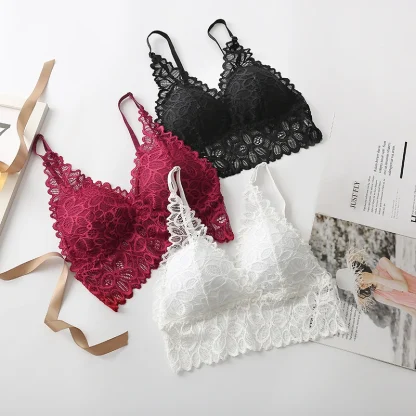 Push Up Bralette with Lace Design - Image 4