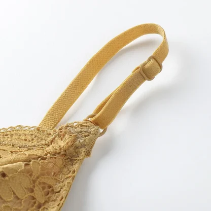 Triangle Bralette with Lace Design - Image 8