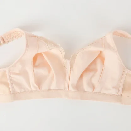 Non Padded Bralette with Lace Trim - Image 15
