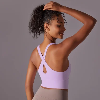 Sexy Bralette with Criss-Cross Back Design - Image 2