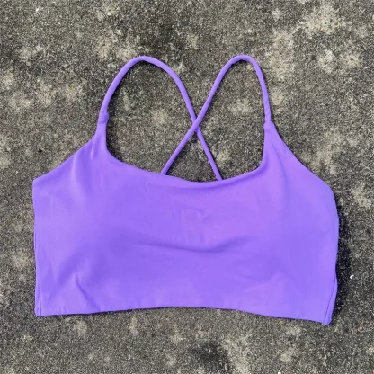 Strappy Back Bralette for Workout - Image 8