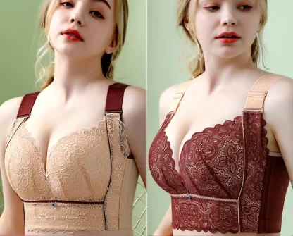 Corset Lace Bralette with Wide Strap - Image 9
