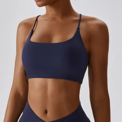 Strappy Back Bralette for Workout - Image 3