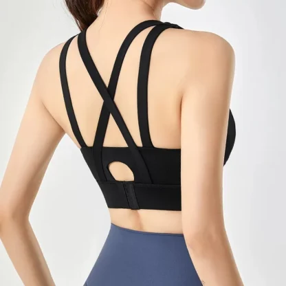 Comfy Sports Bralette with Mutli Strap Back - Image 8