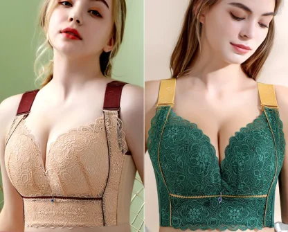 Corset Lace Bralette with Wide Strap - Image 10
