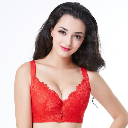 Plus Size Push Up Bralette with Pendant - Image 10