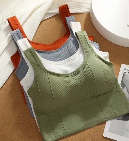Wire Free Seamless Solid Bralette - Image 7
