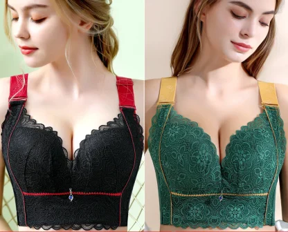 Corset Lace Bralette with Wide Strap - Image 12