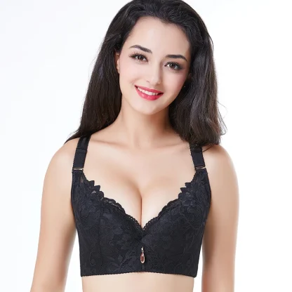 Plus Size Push Up Bralette with Pendant - Image 3