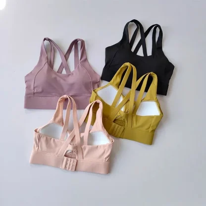 Comfy Sports Bralette with Mutli Strap Back - Image 3