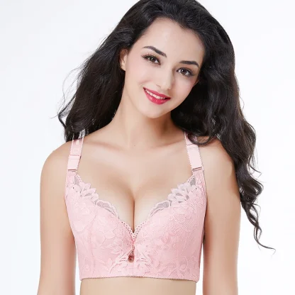 Plus Size Push Up Bralette with Pendant - Image 9
