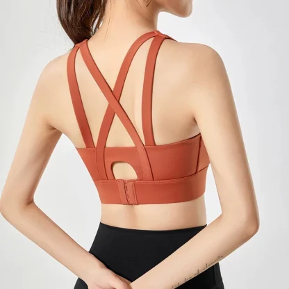 Comfy Sports Bralette with Mutli Strap Back - Image 10