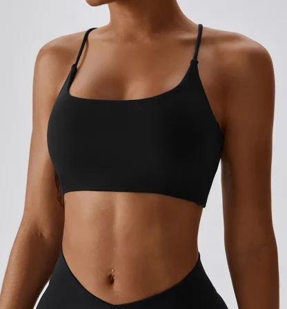 Strappy Back Bralette for Workout - Image 4
