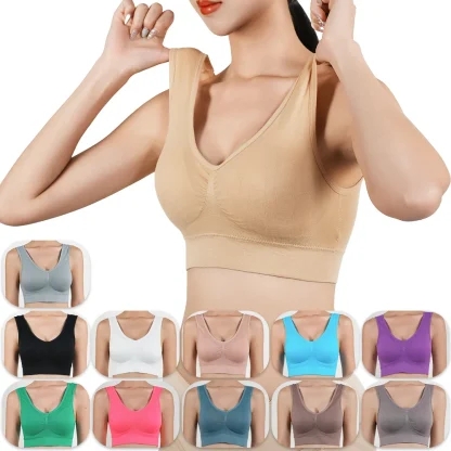 Unwired Active Padded Solid Bralette - Image 2