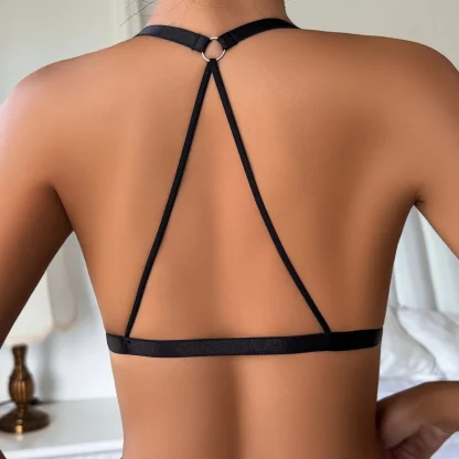 Lace Bralette with Front Opening - Image 4