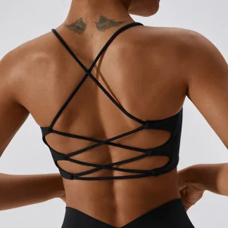 Strappy Back Bralette for Workout