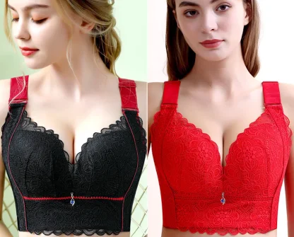 Corset Lace Bralette with Wide Strap - Image 11