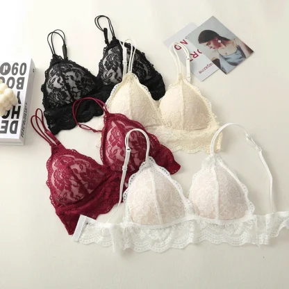 Seductive Transparent Lace Bralette - Image 6