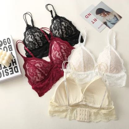 Seductive Transparent Lace Bralette - Image 7