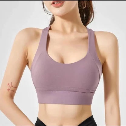 Comfy Sports Bralette with Mutli Strap Back - Image 9