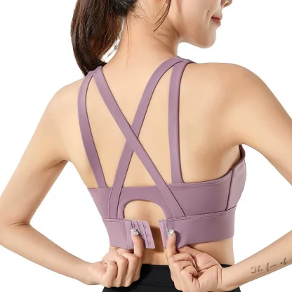 Comfy Sports Bralette with Mutli Strap Back - Image 2