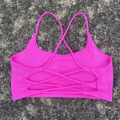 Strappy Back Bralette for Workout - Image 9